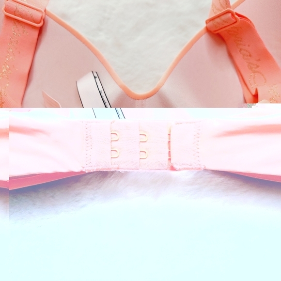 Victoria's Secret Pink Peach The T-Shirt Lightly-Lined Seamless Bra P4633 - Picture 4 of 9